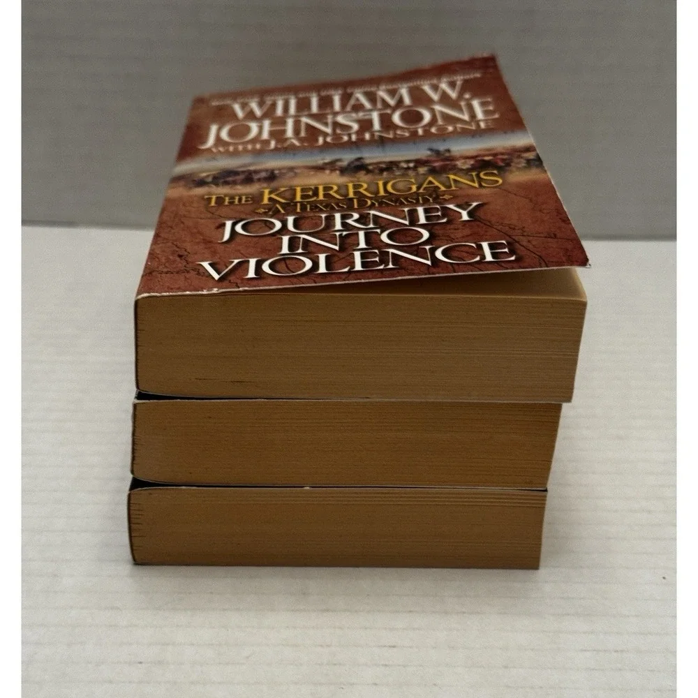 Kerrigans A Texas Dynasty William Johnstone 3/5 Titles Western Wild West Books‎